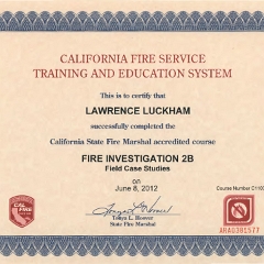 Fire Investigation 2B